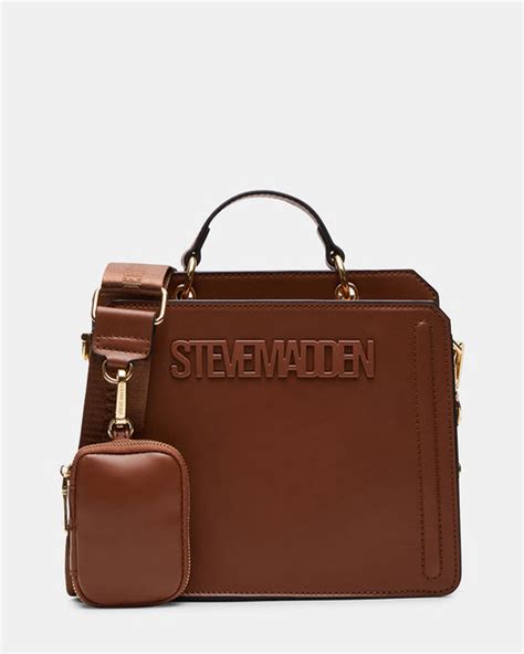 steve madden dupe bag|steve madden evelyn bag cognac.